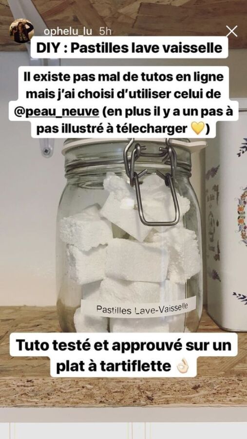 Pastille lave-vaisselle écologique