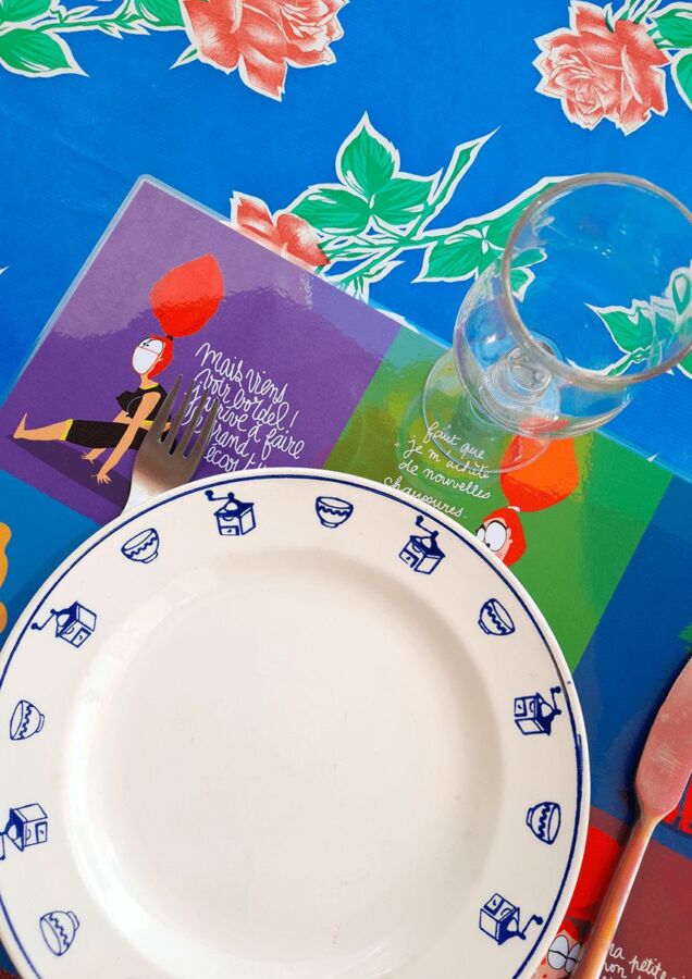 Sets de table résistants plastifiés