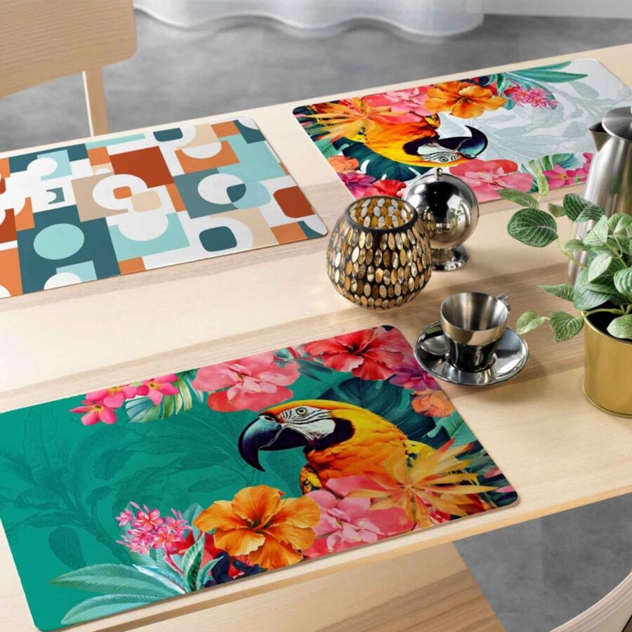 Sets de table résistants plastifiés