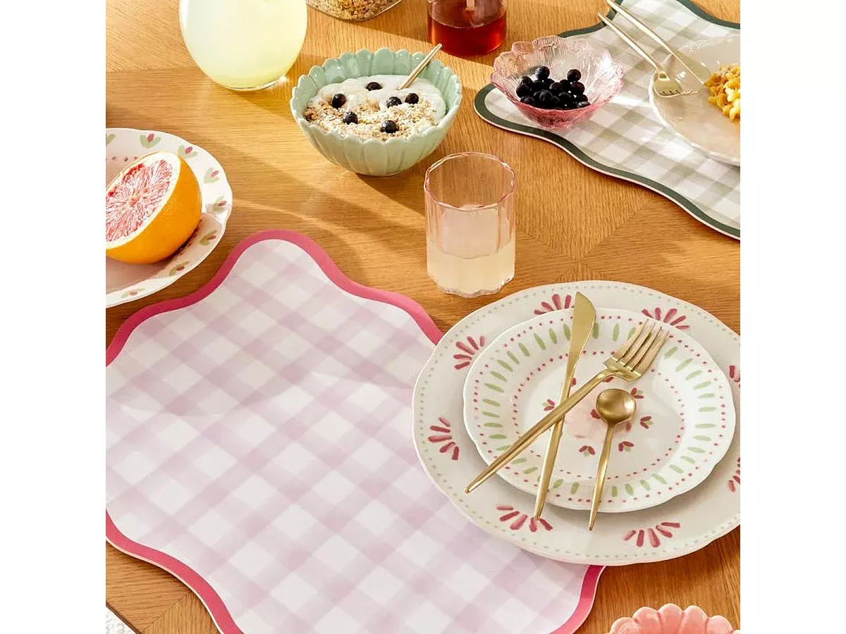 Sets de table résistants plastifiés