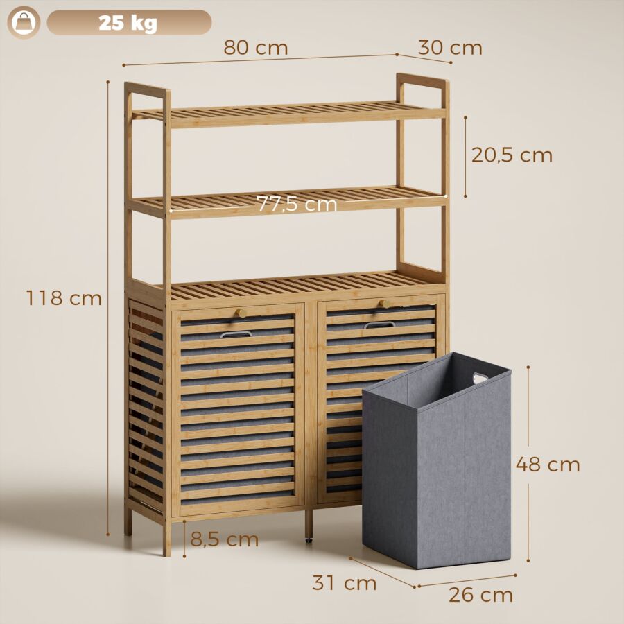 Rangement salle de bain élégant