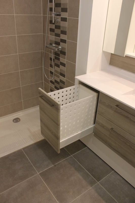 Rangement salle de bain élégant