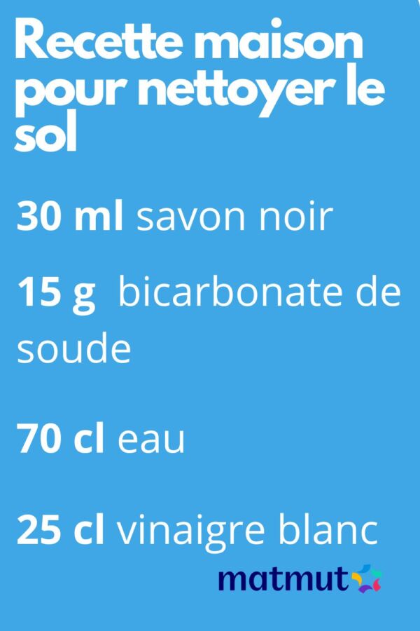Nettoyage sol maison naturel