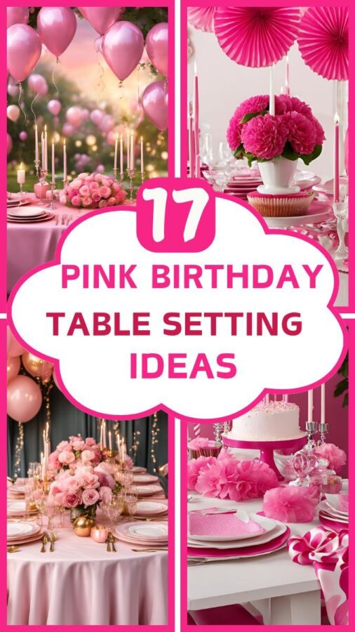Décoration festive table anniversaire