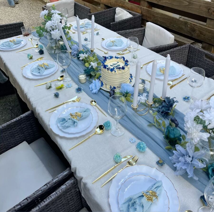Décoration festive table anniversaire