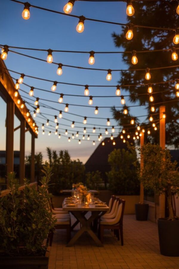 Guirlande LED extérieure 50m