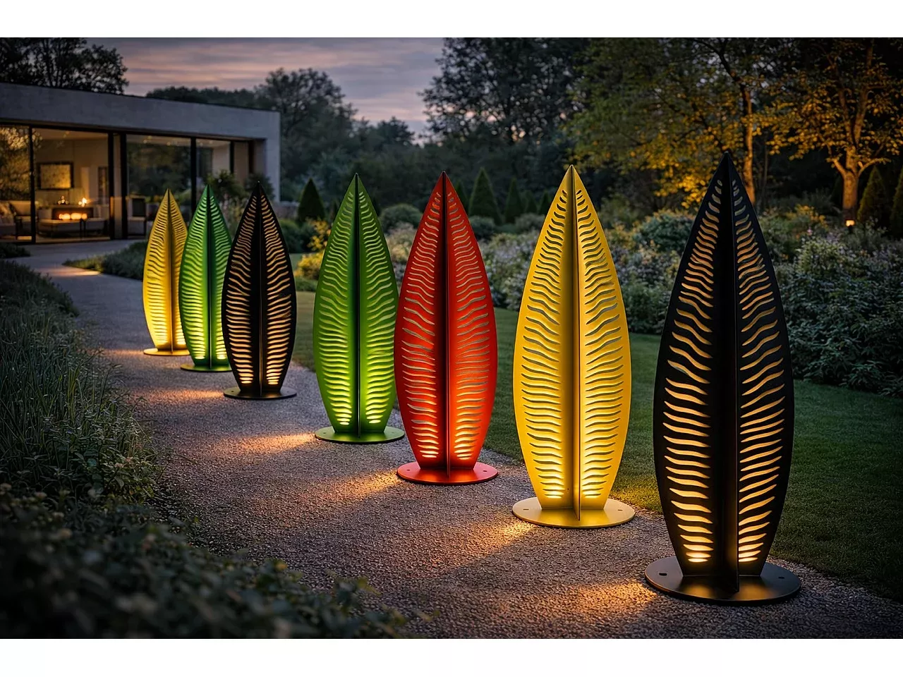 Décoration moderne pour jardin