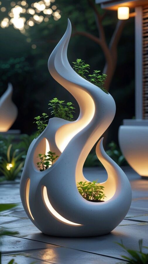 Décoration moderne pour jardin