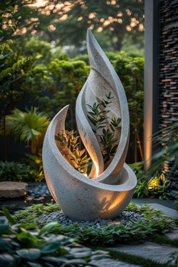 Décoration moderne pour jardin
