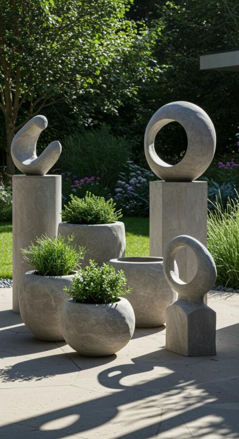 Décoration moderne pour jardin