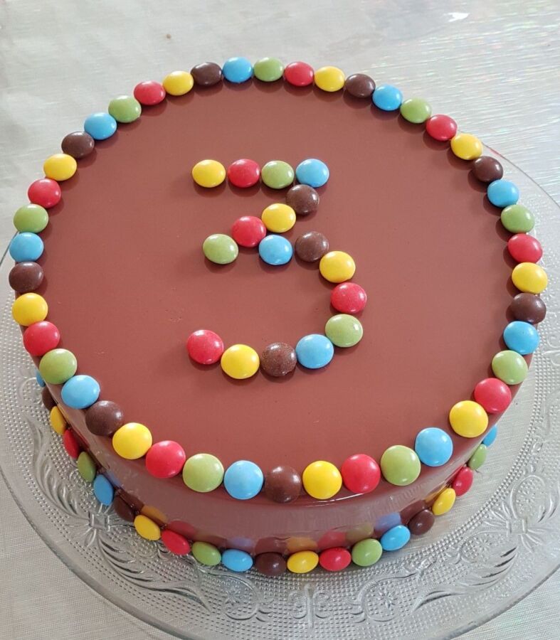Décoration gâteau anniversaire DIY