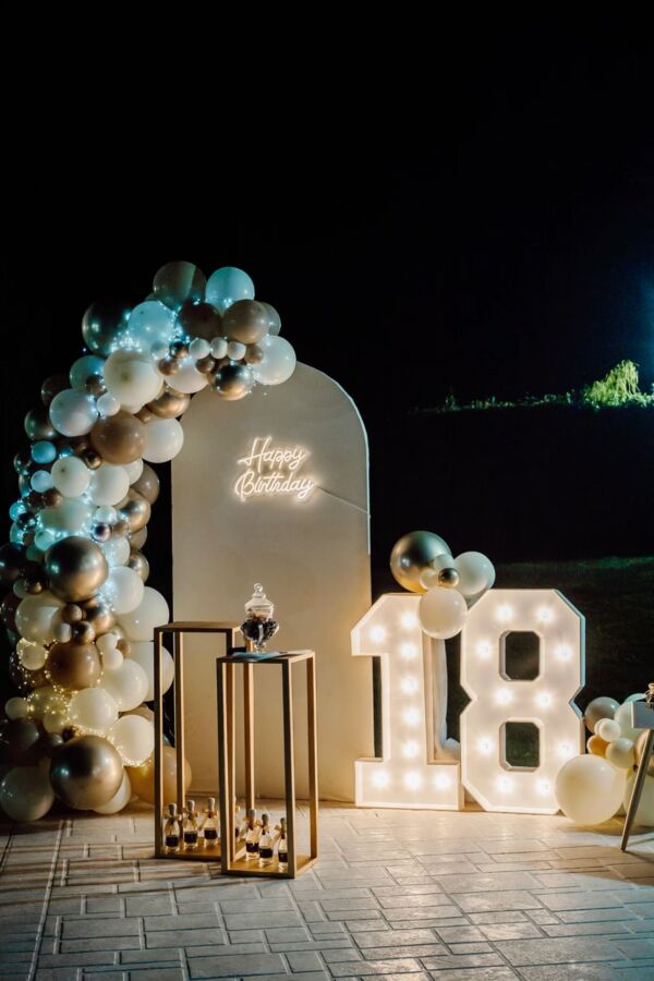 Décor fête 18 ans garçon