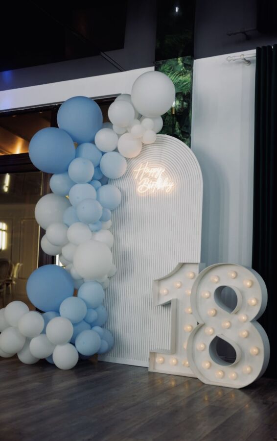 Décor fête 18 ans garçon