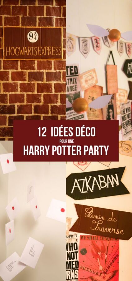 Décorations magiques Harry Potter
