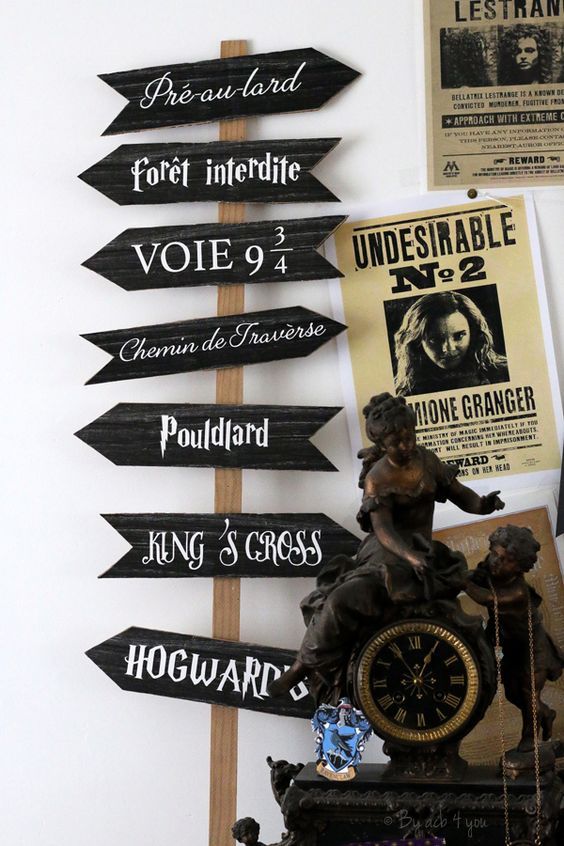 Décorations magiques Harry Potter