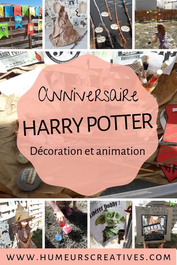Décorations magiques Harry Potter