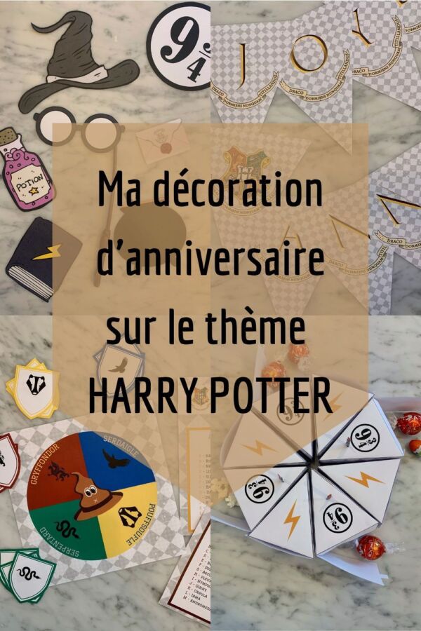 Décorations magiques Harry Potter