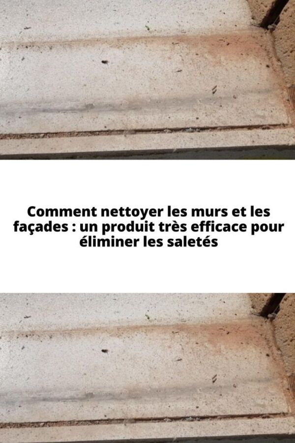 Nettoyant efficace façades maison