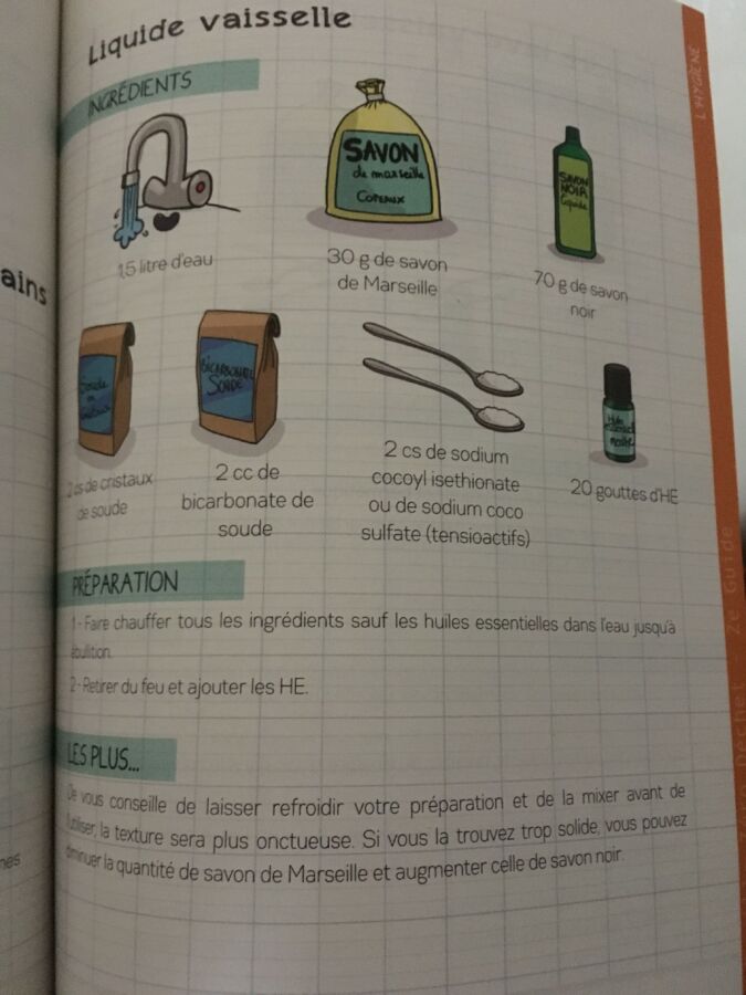 Liquide vaisselle DIY efficace