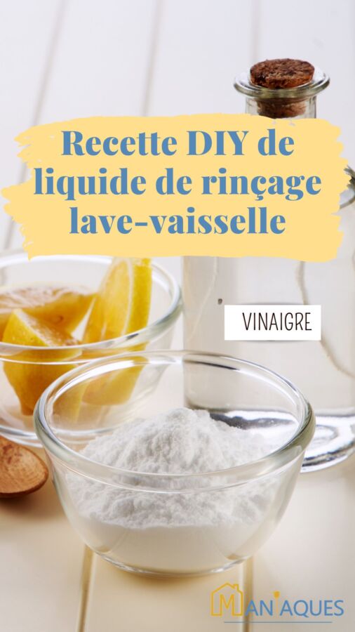 Liquide rinçage DIY vaisselle