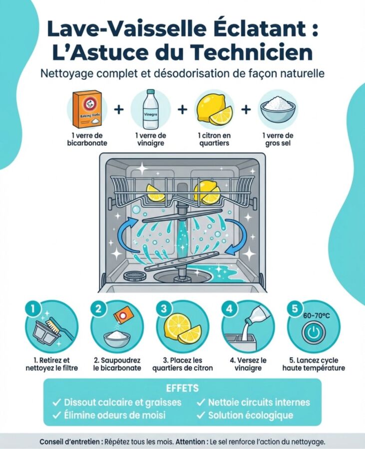 Liquide rinçage DIY vaisselle