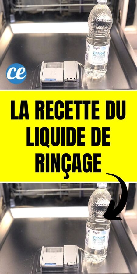 Liquide rinçage DIY vaisselle