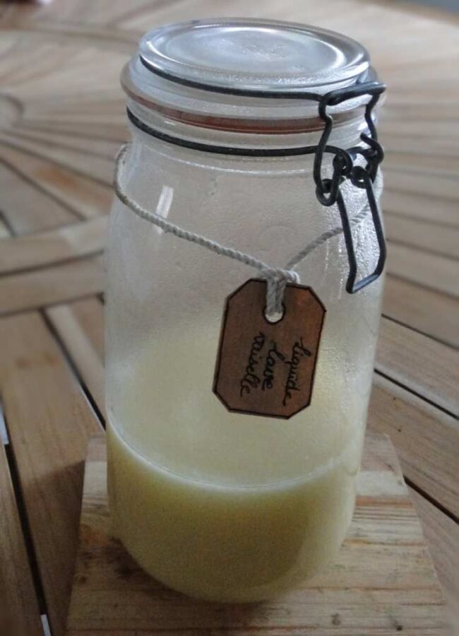 Liquide rinçage DIY vaisselle