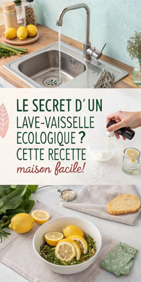 Liquide rinçage DIY vaisselle
