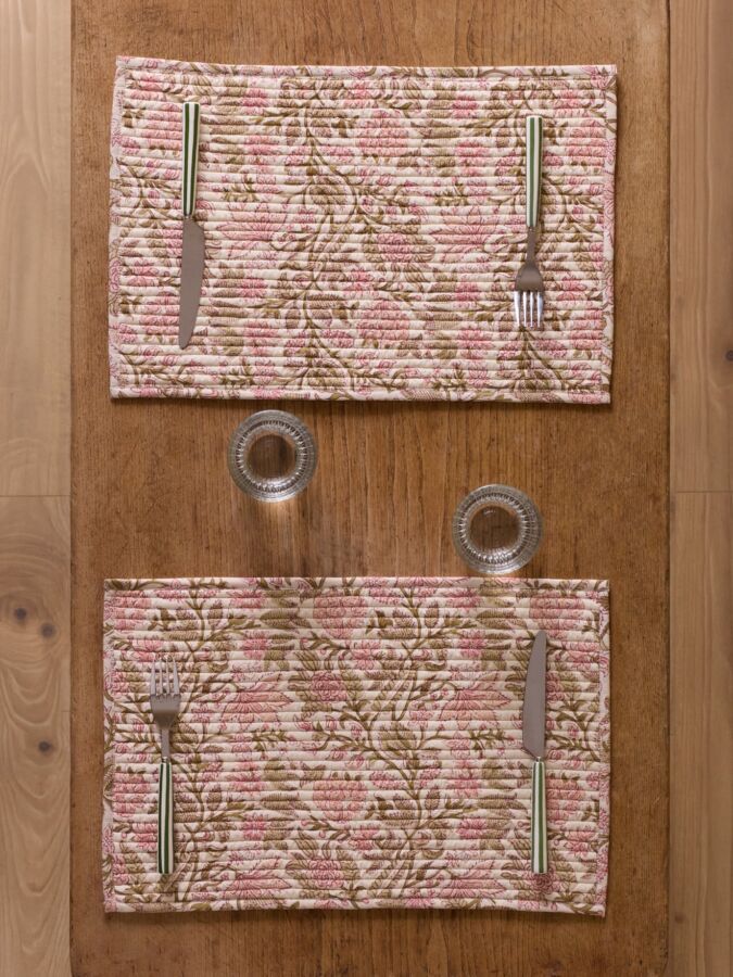 Élégant set de table tissu