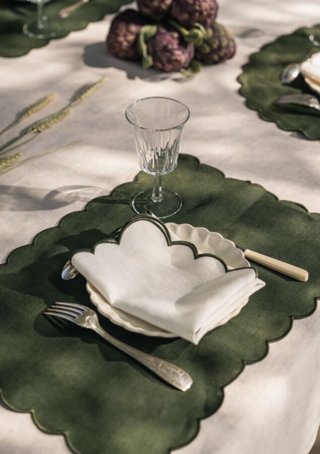 Élégant set de table tissu