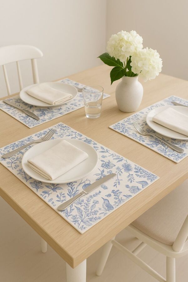 Élégant set de table tissu