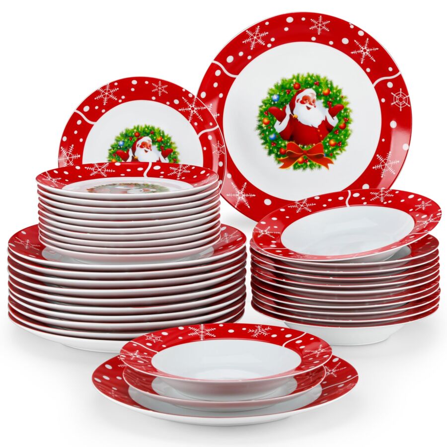 Vaisselle festive abordable Noël