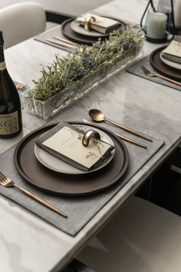 Luxe set de table design