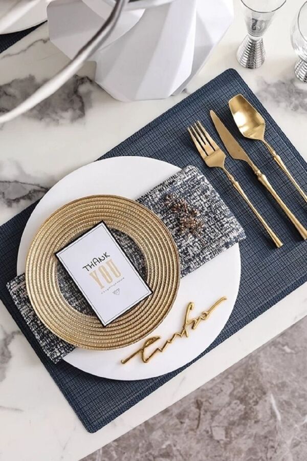 Luxe set de table design