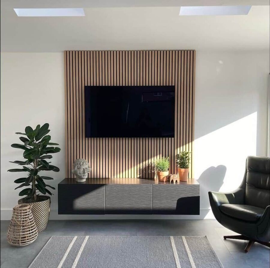 Décoration murale bois élégante