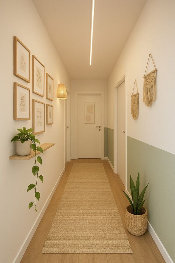 Décoration couloir moderne élégante