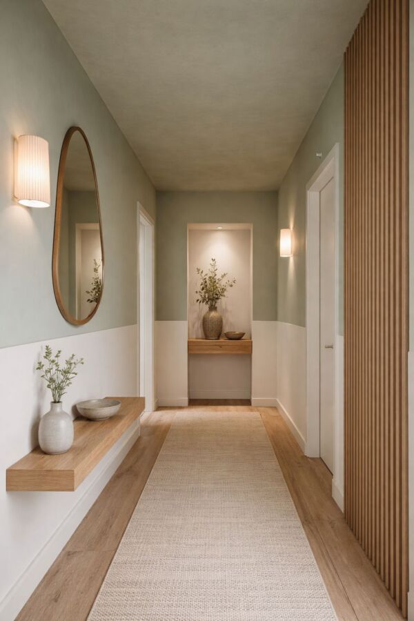 Décoration couloir moderne élégante