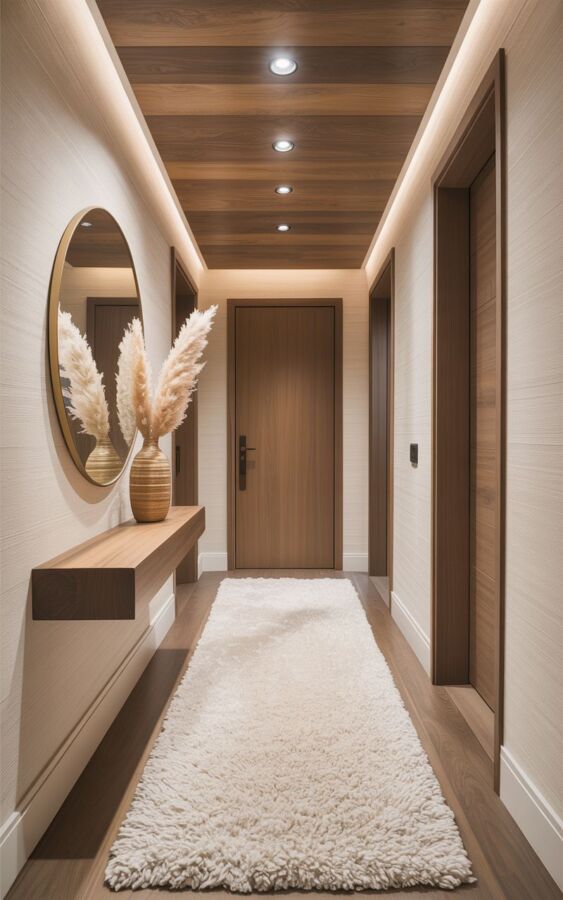 Décoration couloir moderne élégante