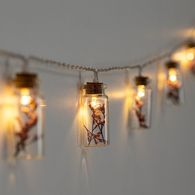 Guirlande LED sans fil jardin