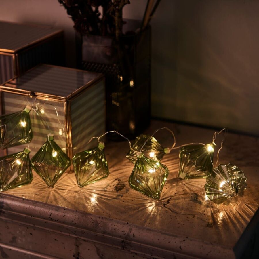 Guirlande LED sans fil jardin