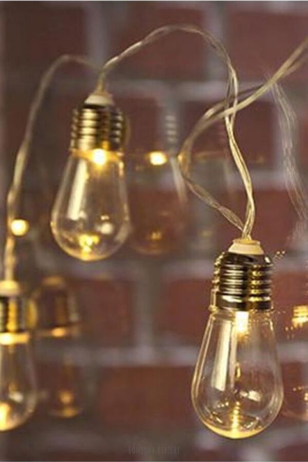 Guirlande LED sans fil jardin