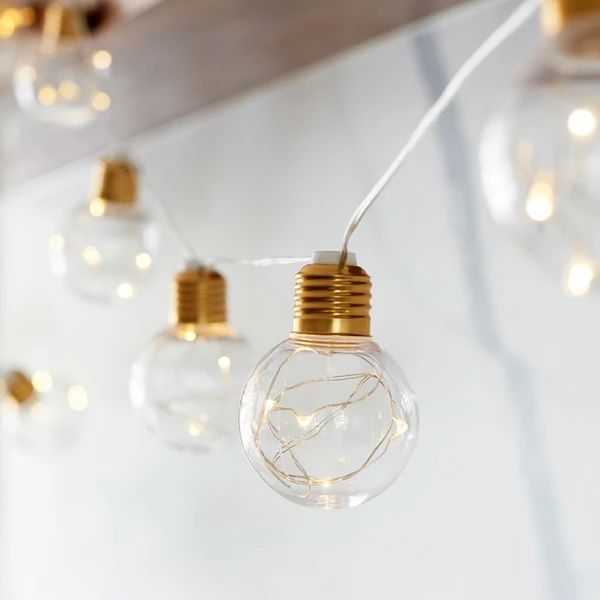 Guirlande LED sans fil jardin
