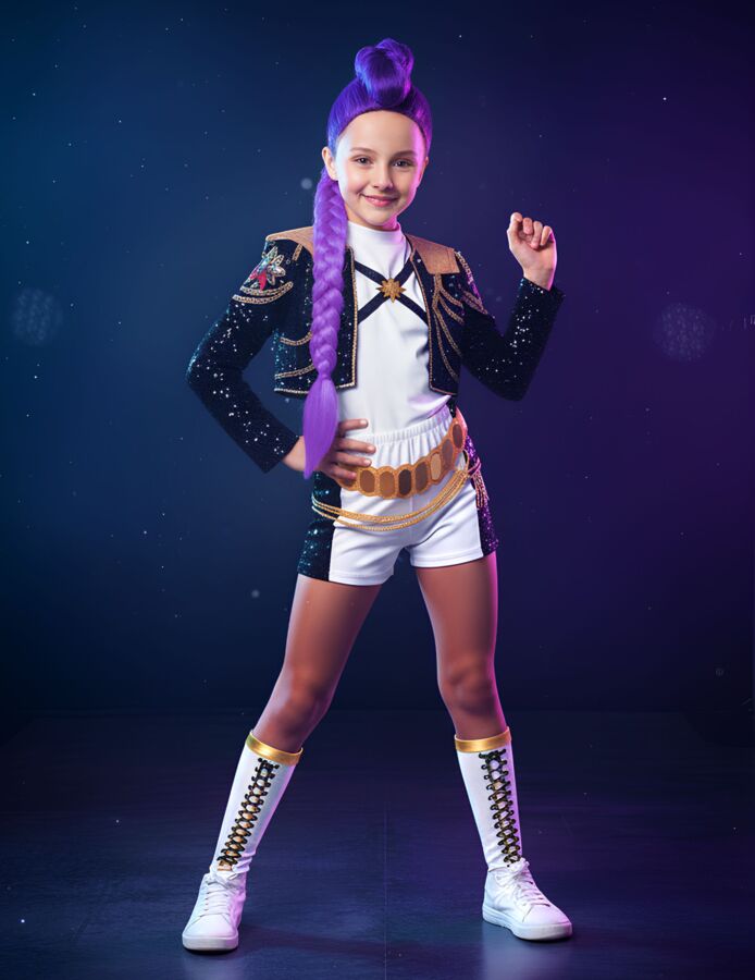 Déguisement enfant Kpop action