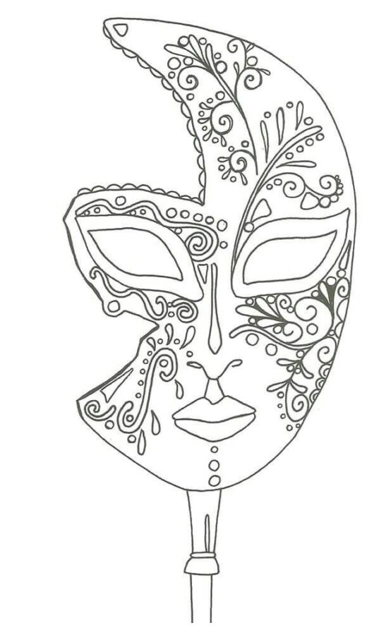 Masques Carnaval à Colorier : Activité Ludique pour Enfants