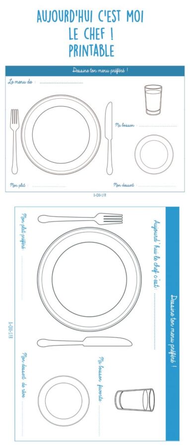 Set de table unique personnalisé